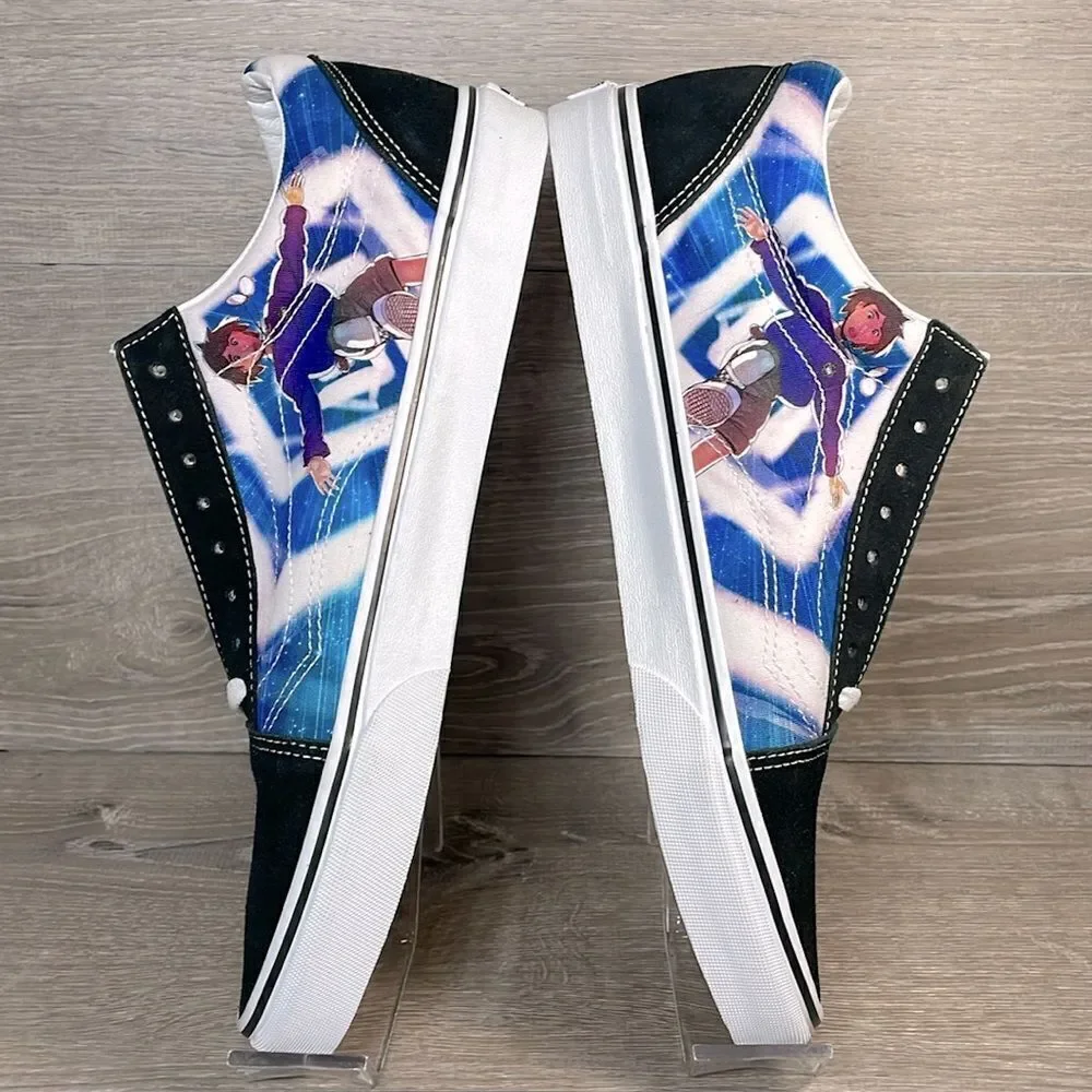 Vans Old Skool x Karl Jacob’s Dream Smp Men’s Sz 13 Black Suede Anime Sneakers